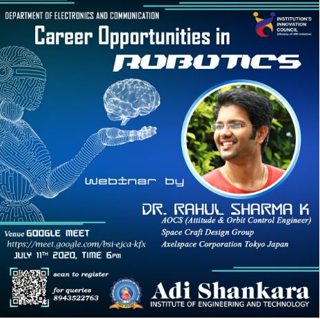  Webinar- Career opportunities in Robotics