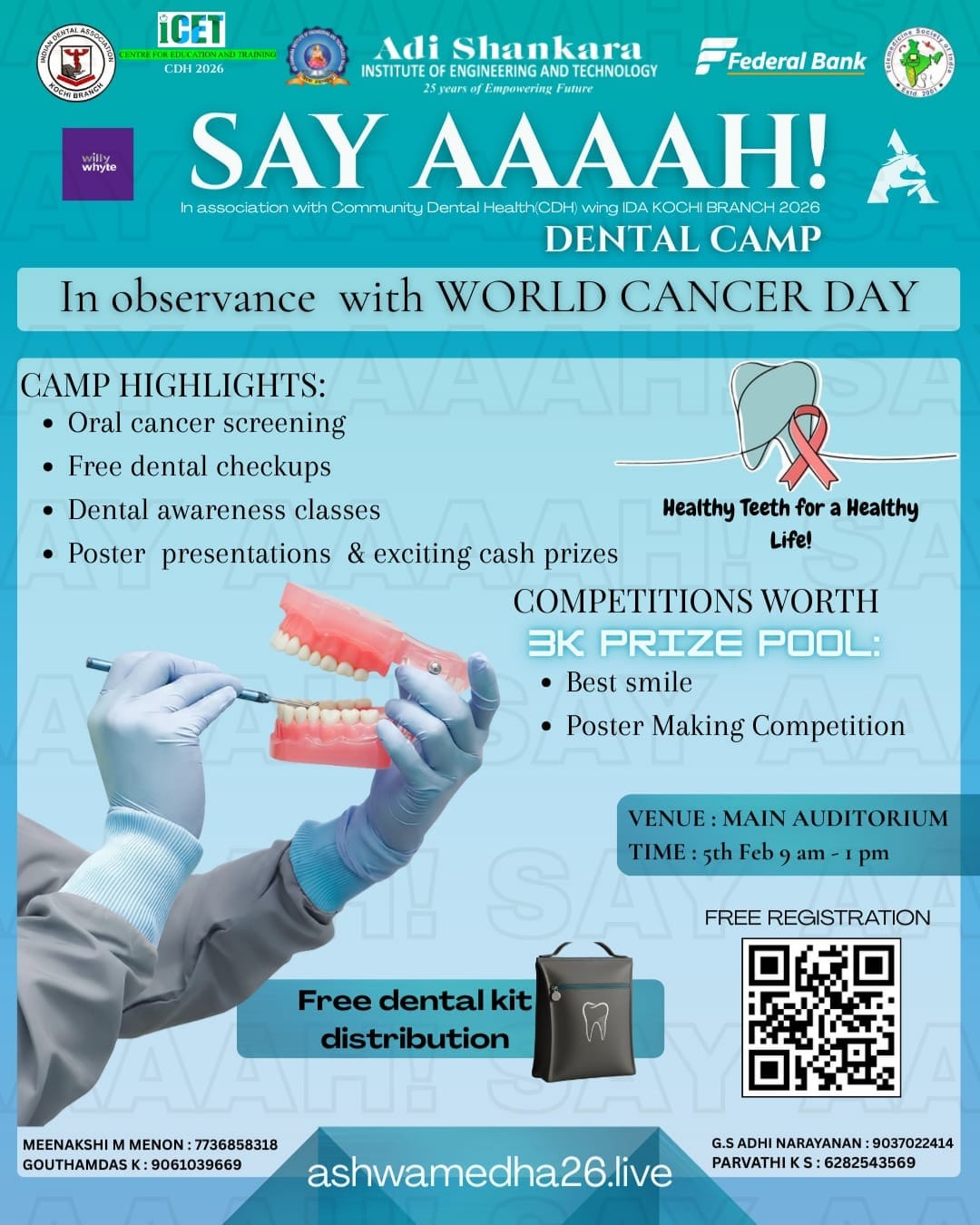 SAY AAAAH! – Dental Camp @ Ashwamedha’26