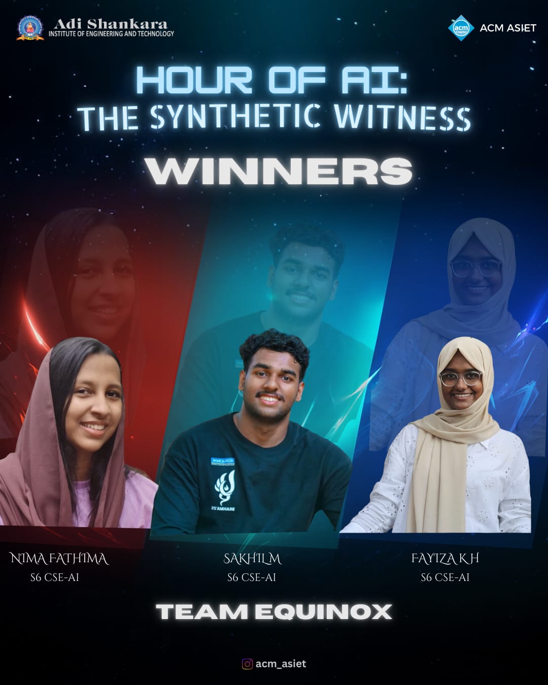 Winners of HOUR OF AI