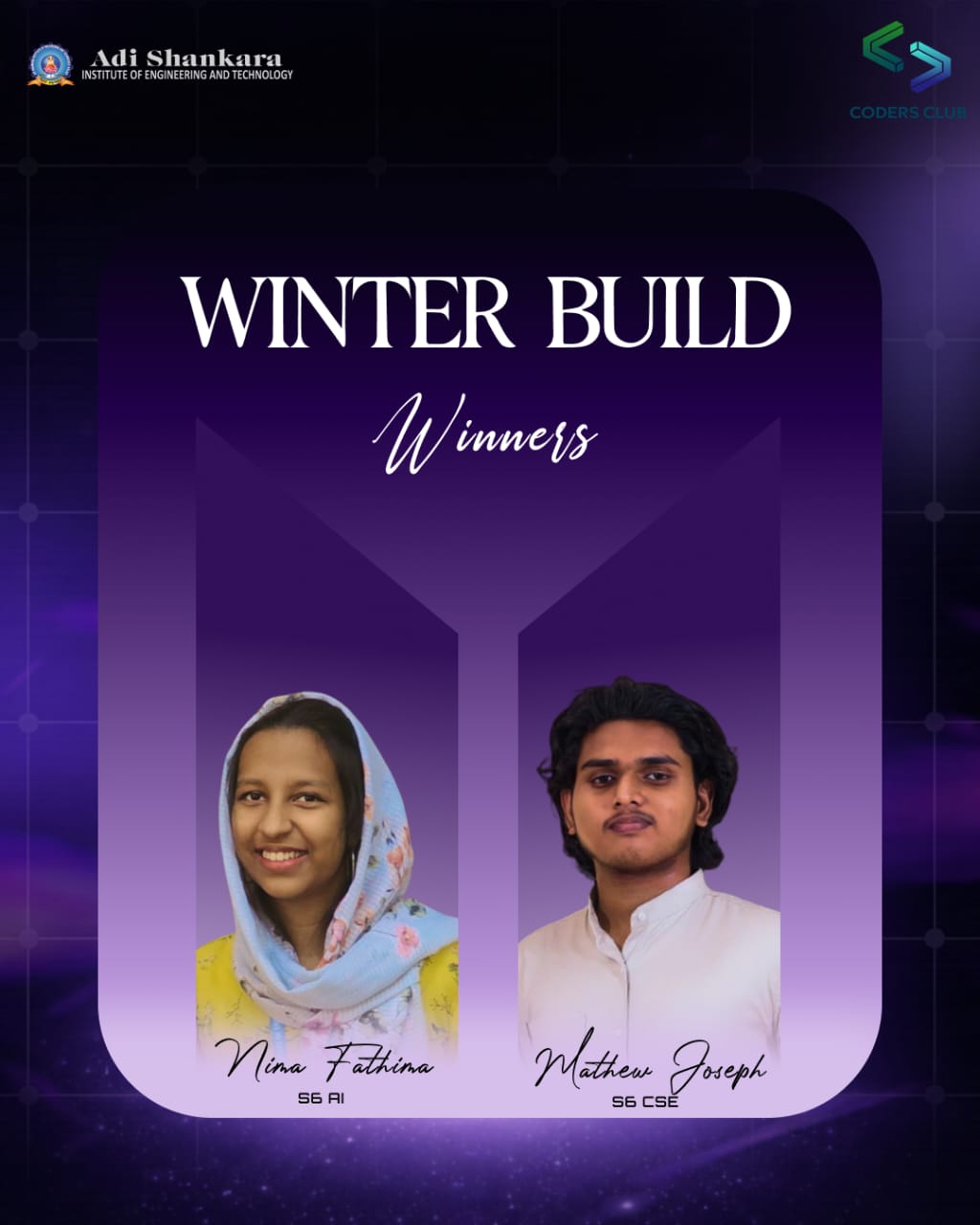 Winter Build – Winners Announcement