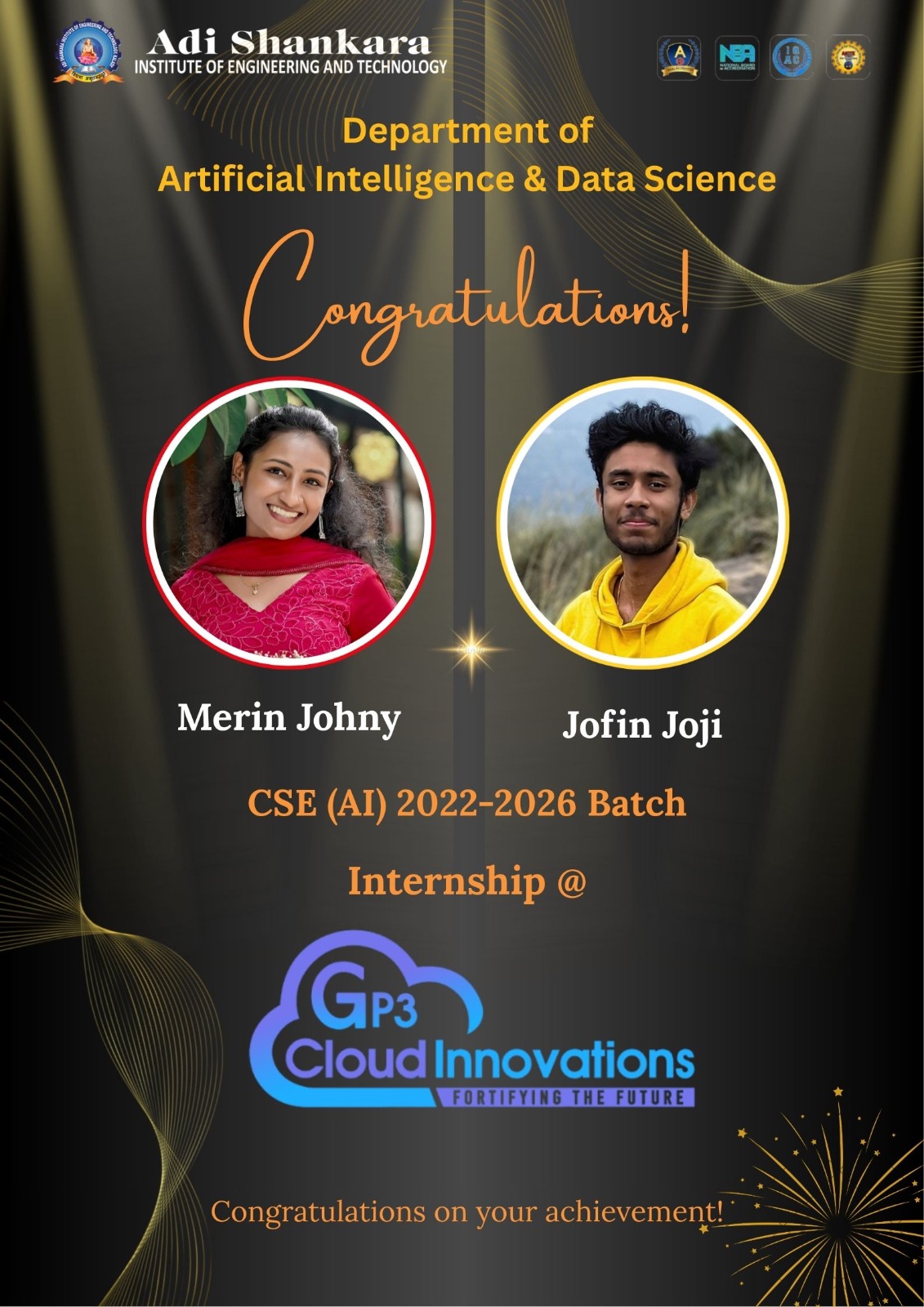internship at GP3 Cloud Innovations