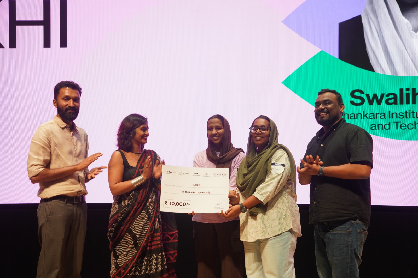 FIRST PLACE WINNERS of Tink Her Hack 4.0