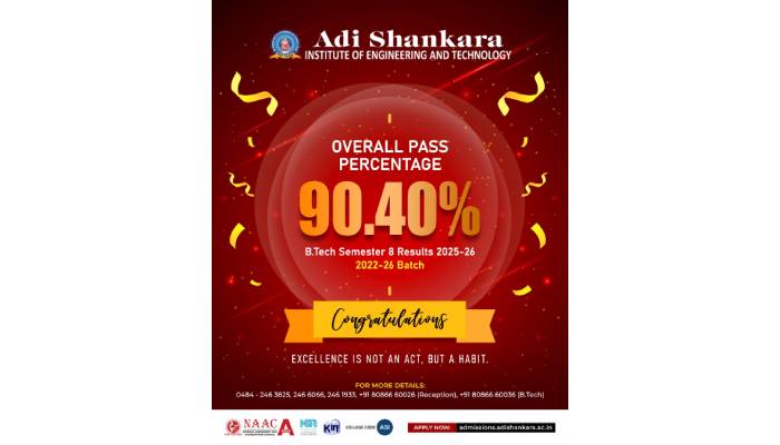CSE Achieves 90.40% Pass Percentage in B.Tech Semester 8 Examinations