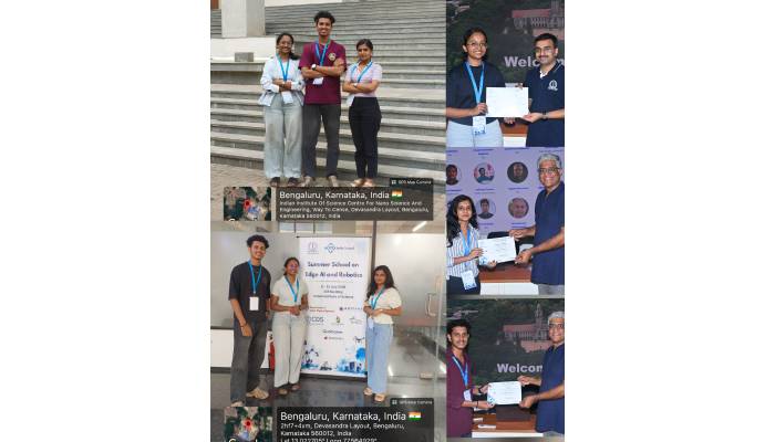 CSE Students Successfully Complete ACM Summer School at IISc Bangalore
