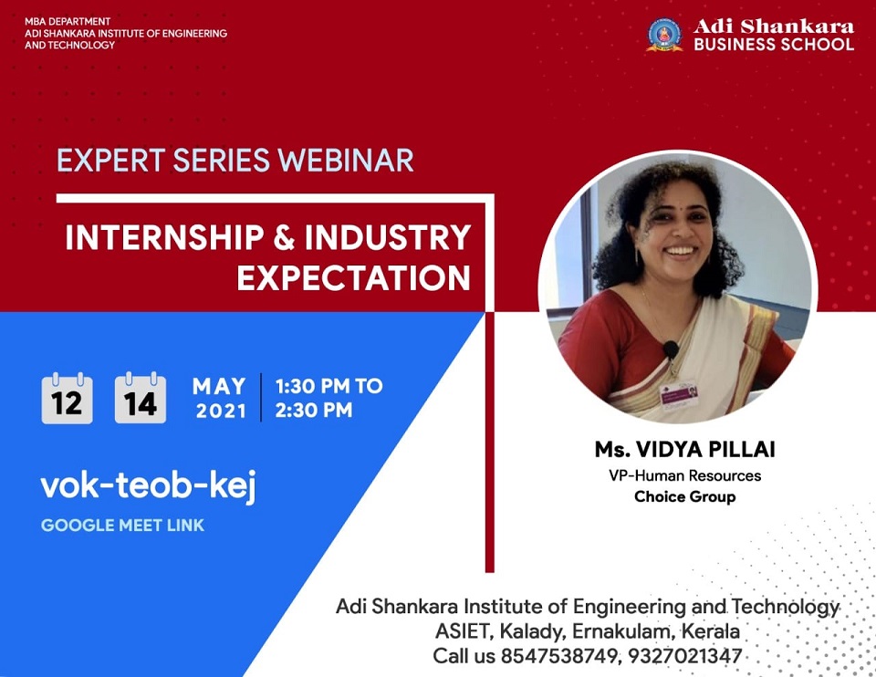 Expert Talk - Vidya Pillai