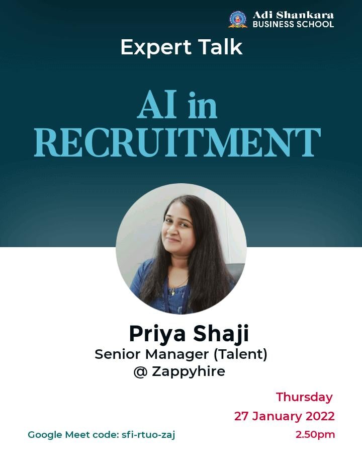 Expert Talk - Priya Shaji