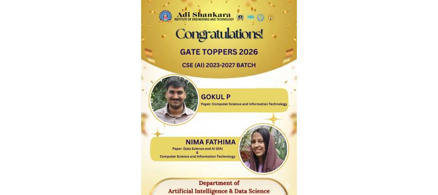 GATE 2026 Achievement: CSE (AI) Students Shine with Outstanding Performance